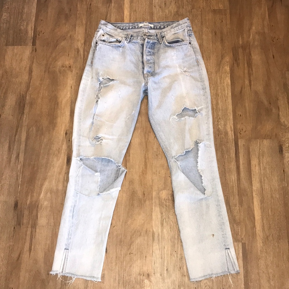 GRLFRND Karolina ripped denim jeans